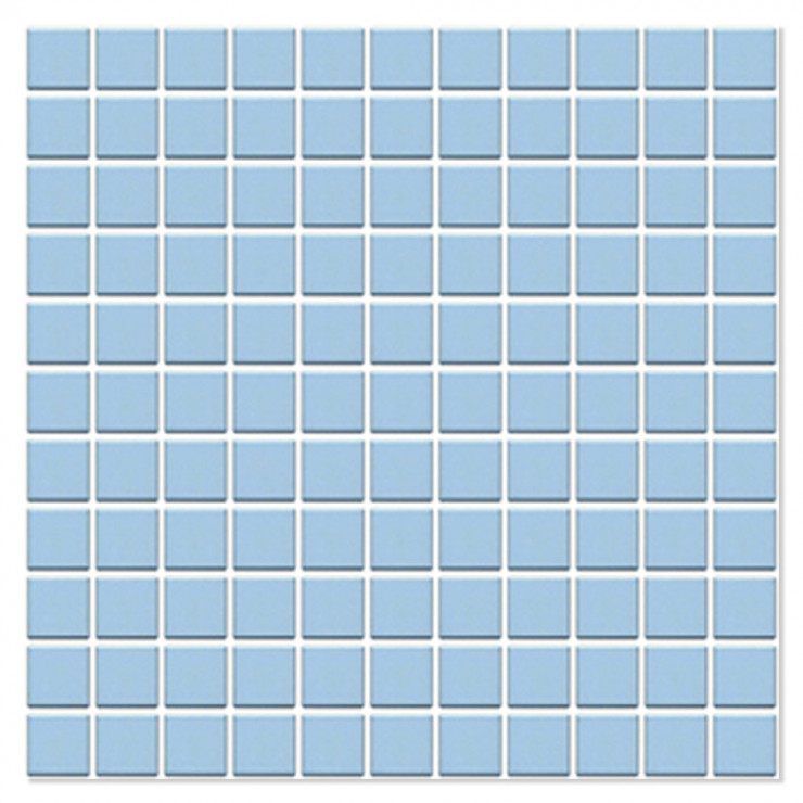 Mosaik Klinker Mosaicos Blå Matt 32x32 (2.5x2.5) cm-0